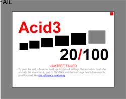 Acid 3 Test für IE 8