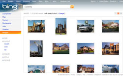Verfeinerung der Bildersuche in bing