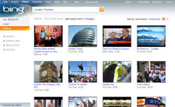 Videosuche in bing