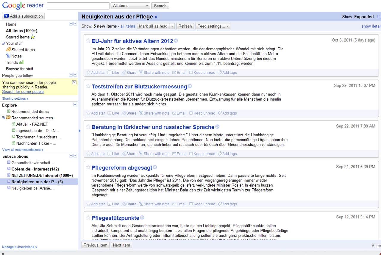 Google Reader