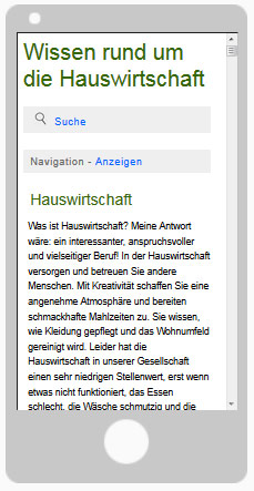 Darstellung Hauswirtschaft.info